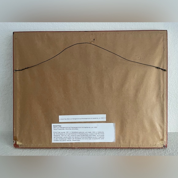 Cottagecore Ernst Fries landscape painting. Romanticism style. - Picture 5 of 9